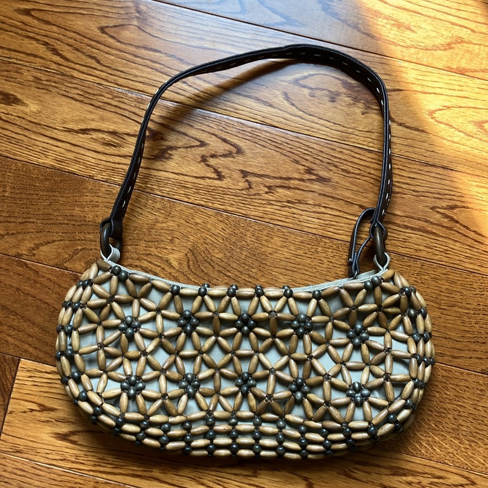 Nine West Cloth/Bead Small Shoulder Purse - Picture 4 of 12